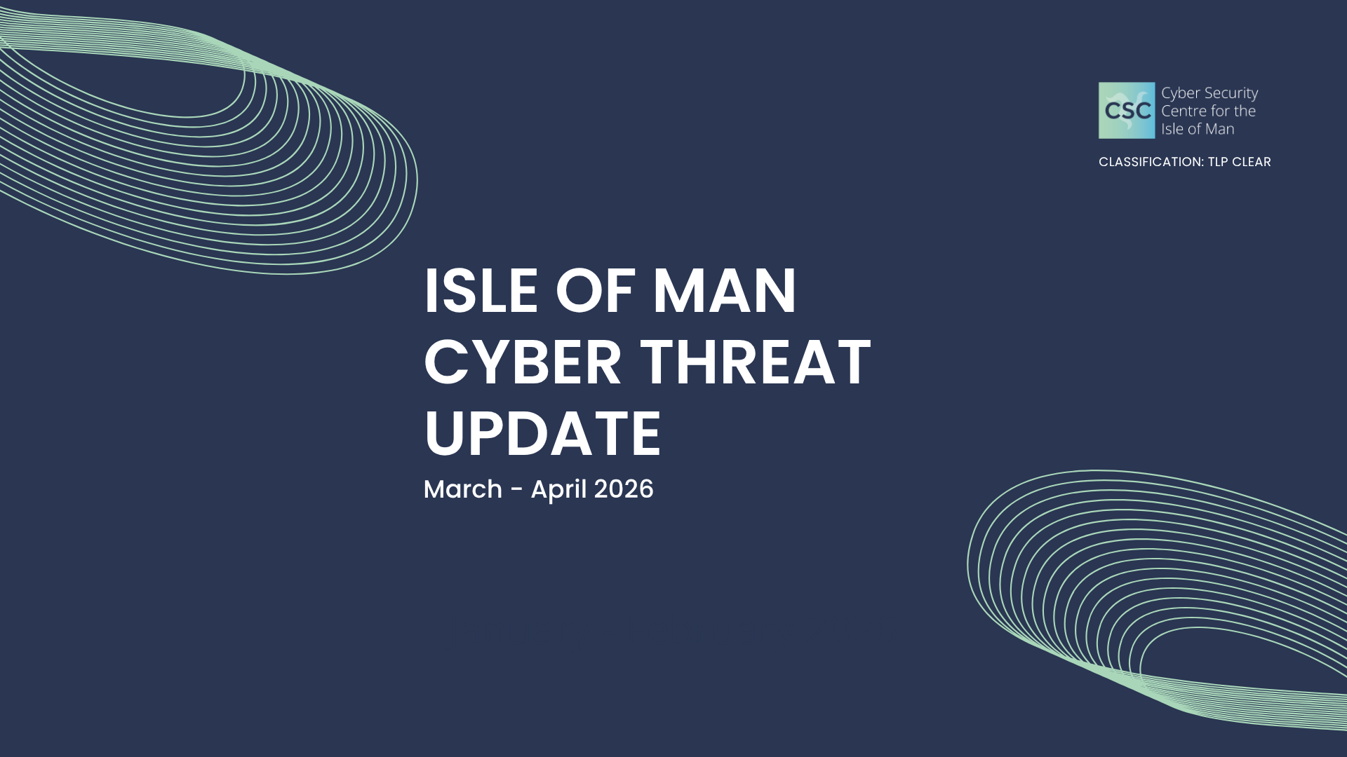 Cyber Threat Update Cover for March - April 2026